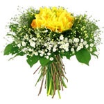 bouquet fiori gialli e mimosa